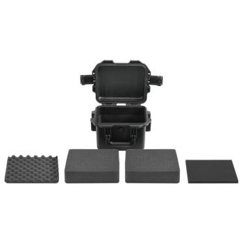Koffer für Flugreise Tragbar Schwarz 30x24,5x20 cm PP