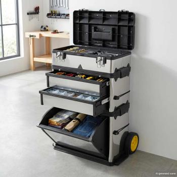 ARDEBO.de - Werkzeugtrolley 3-teilig