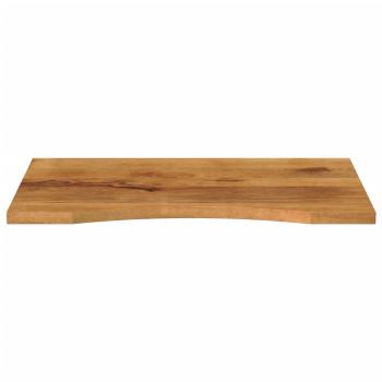Schreibtischplatte mit Aussparung 90x50x2,5 cm Massivholz Mango