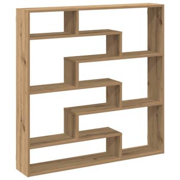 W?rfelregal 7 F?cher Artisan-Eiche Holzwerkstoff