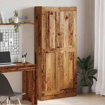 ARDEBO.de - Highboard Altholz-Optik 82,5x30,5x185 cm Holzwerkstoff