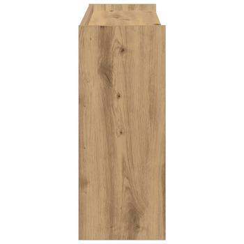 Schuhregal Artisan-Eiche 80x25x62 cm Holzwerkstoff