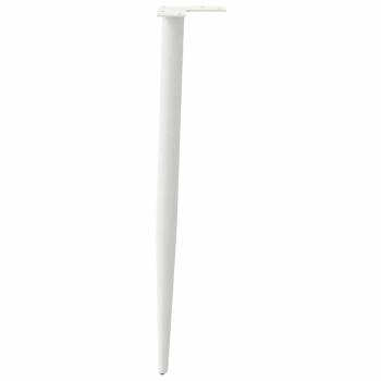 Konsolentischbeine Konische Form 4 Stk. Weiß 72-73 cm Stahl
