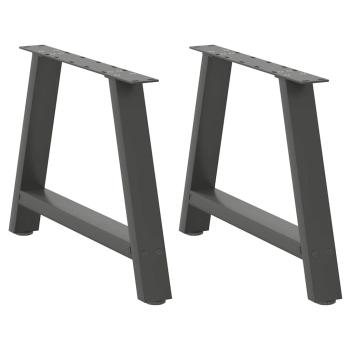 ARDEBO.de - Couchtischbeine A-Form 2 Stk. Anthrazit 60x(42-43) cm Stahl