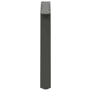 Couchtischbeine A-Form 2 Stk. Anthrazit 60x(42-43) cm Stahl