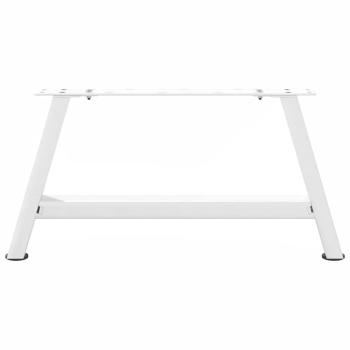 Couchtischbeine A-Form 2 Stk. Weiß 70x(30-31) cm Stahl