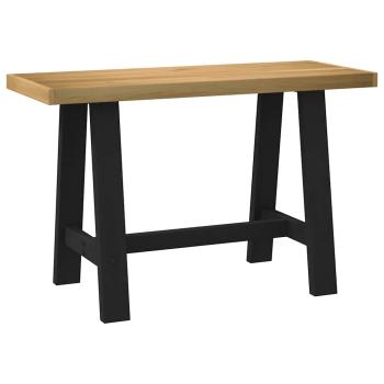 ARDEBO.de - Schreibtisch NOAIN A-Form-Beine 120x50x75 cm Massivholz Kiefer