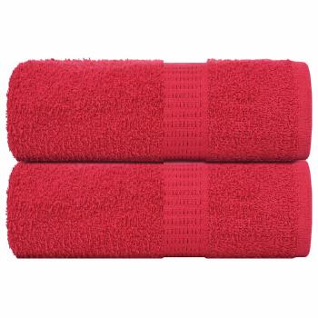 Gästetücher FROGN 2 Stk. Rot 30x50 cm 360 g/m²