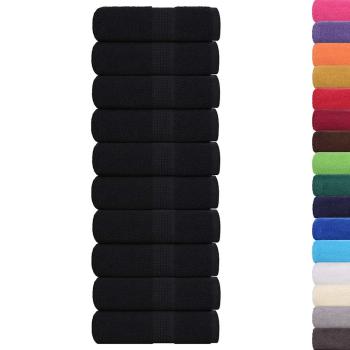 Gästetücher FROGN 10 Stk. Schwarz 30x50 cm 360 g/m²