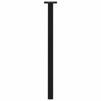 Konsolentischbeine 4 Stk. Schwarz 72 cm Stahl
