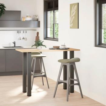ARDEBO.de - Bartischbeine 4 Stk. Anthrazit 100-102 cm Stahl