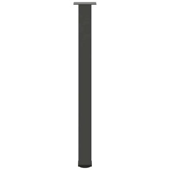 Bartischbeine 4 Stk. Anthrazit 100-102 cm Stahl