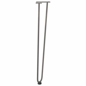 Haarnadelbeine für Konsolentische 4 Stk. Naturstahl 72 cm