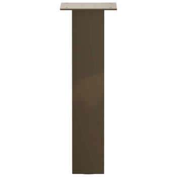 Couchtischbeine 4 Stk. Naturstahl 42 cm Stahl