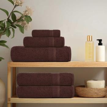 Saunatücher FROGN 10 Stk. Braun 80x200 cm 360 g/m²