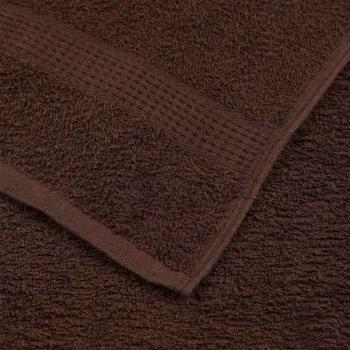Gästetücher FROGN 10 Stk. Braun 30x50 cm 360 g/m²