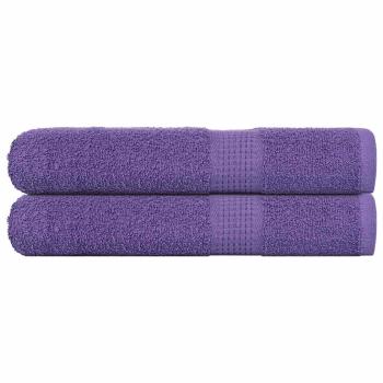 Saunatücher FROGN 2 Stk. Lila 80x200 cm 360 g/m²