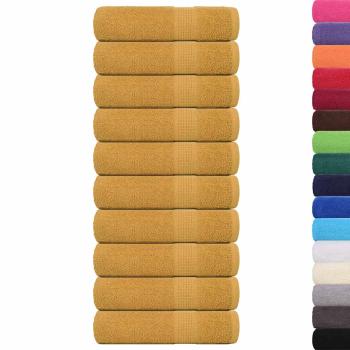 Duschtücher FROGN 10 Stk. Gold 70x140 cm 360 g/m²