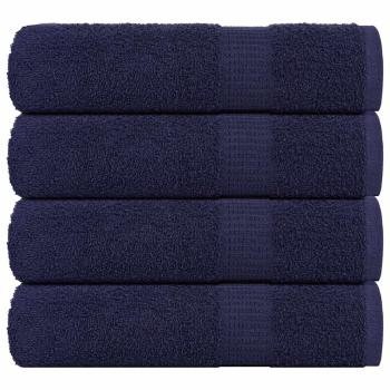 ARDEBO.de - Handtücher FROGN 4 Stk. Marineblau 50x100 cm 360 g/m²