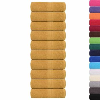 Gästetücher FROGN 10 Stk. Gold 30x50 cm 360 g/m²