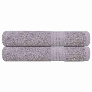 Saunatücher FROGN 2 Stk. Grau 80x200 cm 360 g/m²