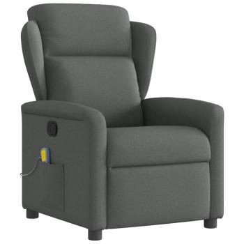 ARDEBO.de - Massage-Relaxsessel, Stoff, Dunkelgrau