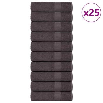 ARDEBO.de - Badetücher FROGN 25 Stk. Anthrazit 100x150 cm 360 g/m²
