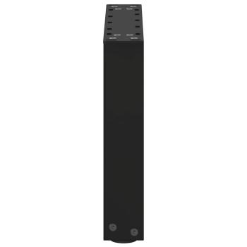 Couchtischbeine U-Form 2 Stk. Schwarz 40x(30-31) cm Stahl