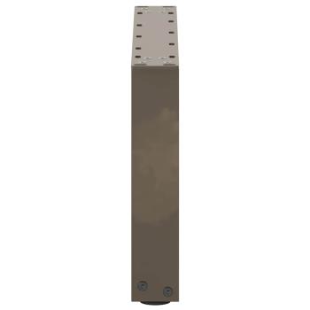 Couchtischbeine U-Form 2 Stk. Naturstahl 50x(30-31) cm Stahl
