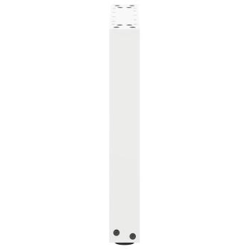 Couchtischbeine U-Form 2 Stk. Weiß 38x(42-43) cm Stahl