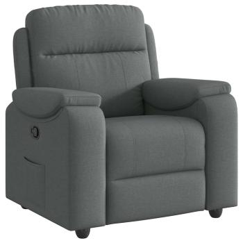 Relaxsessel Dunkelgrau Stoff