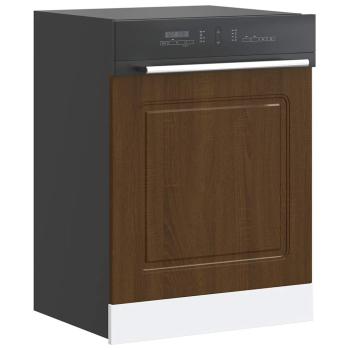 ARDEBO.de - Geschirrsp?lerblende Kalmar Braun Eichen-Optik 60x1,5x57 cm