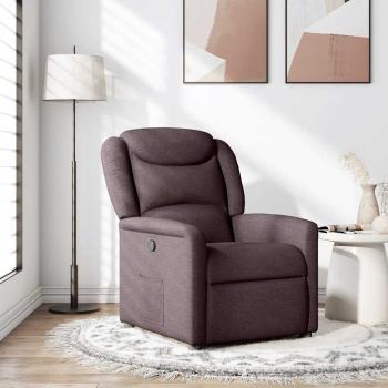 ARDEBO.de - Relaxsessel Dunkelbraun Stoff