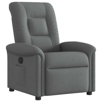 Relaxsessel Dunkelgrau Stoff