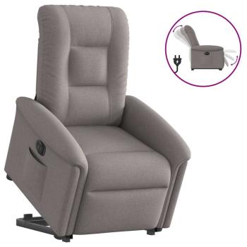 ARDEBO.de - Relaxsessel mit Aufstehhilfe Elektrisch Taupe Stoff
