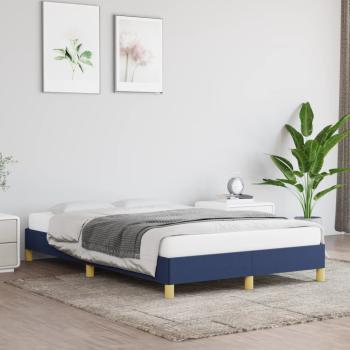 ARDEBO.de - Bettgestell ohne Matratze Blau 120x190 cm Stoff