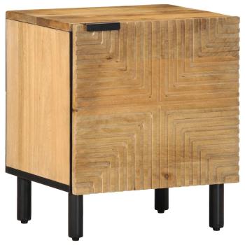 Nachttische 2 Stk. Braun 40x33x46 cm Massivholz Mango