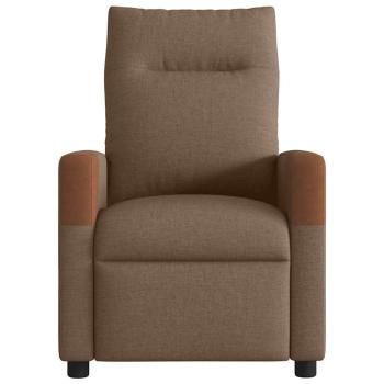 Relaxsessel Elektrisch Braun Stoff