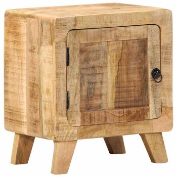 ARDEBO.de - Nachttisch 40x32x46 cm Raues Massivholz Mango