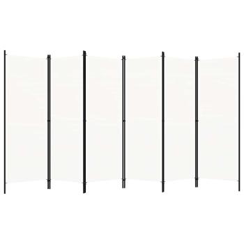 ARDEBO.de - 6-tlg. Raumteiler Wei? 300x180 cm