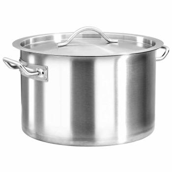 ARDEBO.de - Suppentopf 32 L 40×26 cm Edelstahl