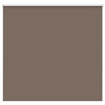 Verdunkelungsrollo Kaffeebraun 145x150 cm Stoffbreite 141,6 cm