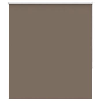 Verdunkelungsrollo Kaffeebraun 130x130cm Stoffbreite 126,6cm