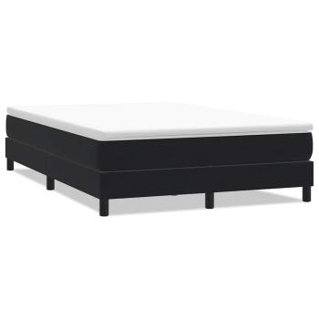 Boxspringbett ohne Matratze Schwarz 140x220 cm Samt