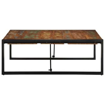 Couchtisch Mehrfarbig 100x100x35 cm Altholz Massivholz