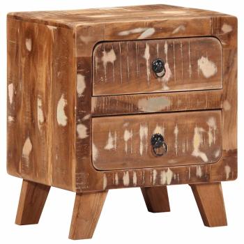 ARDEBO.de - Nachttisch 40x32x46 cm Altholz Massiv