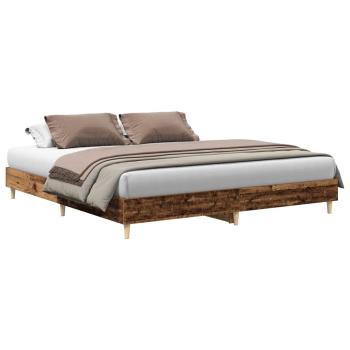 Bettgestell ohne Matratze Altholz 180x200cm Holzwerkstoff