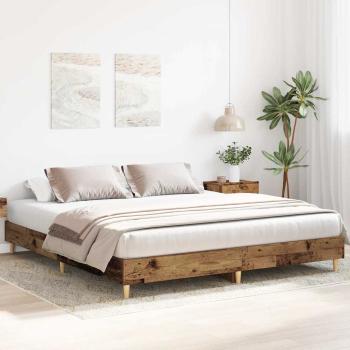 Bettgestell ohne Matratze Altholz 160x200cm Holzwerkstoff