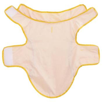 Hunde Regenmantel mit Reflexstreifen Polyester Gelb XS