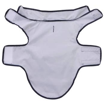 Hunde Regenmantel mit Reflexstreifen Polyester Marineblau XS